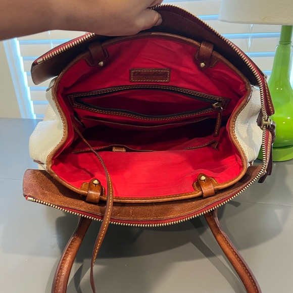 Dooney & Bourke Two-Tone Leather Tote - Picture 3 of 4
